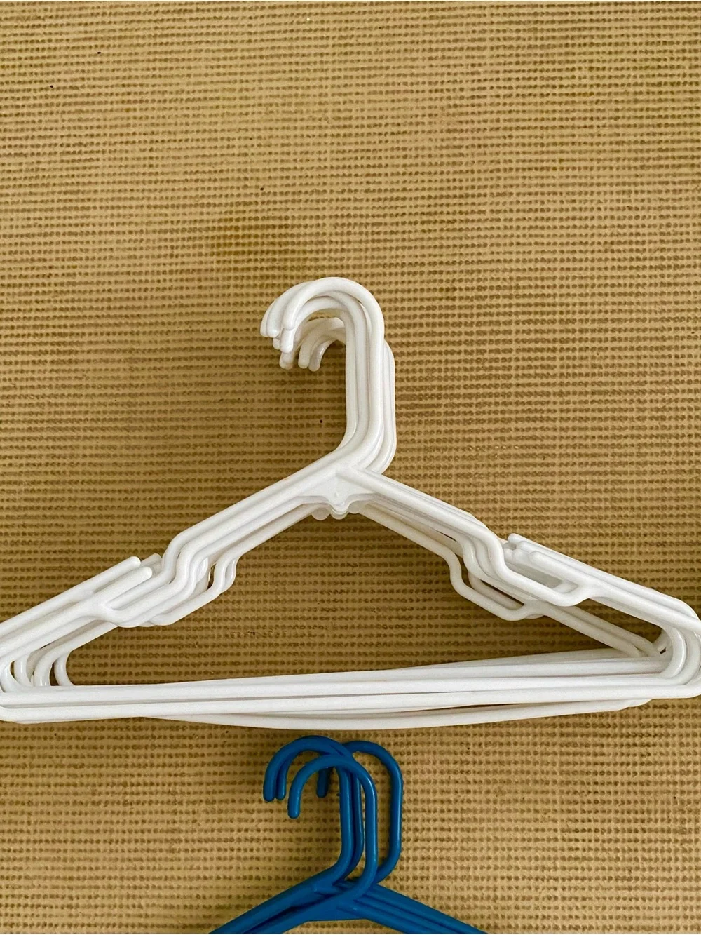 No Wire Hangers EVER! 45 + 1 Plastic Hangers. White,Green,Navy,Blue,Multicolors.